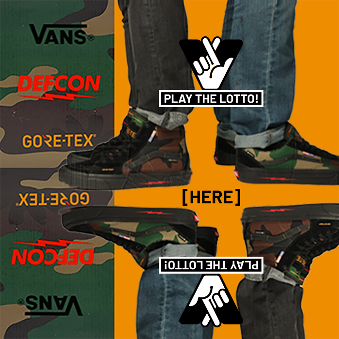 Defcon x Vans x TD Lottery Exclusive Vans Shoe Drop